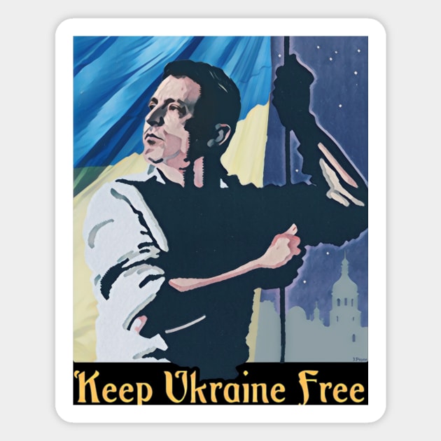 Support Ukraine Magnet by GeekDen